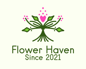 Symmetrical Flower Bouquet  logo