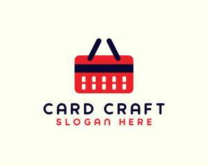 Shopping Credit Basket logo design