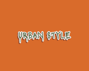 Funky Urban  Mural logo design