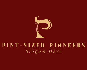 Elegant Letter P Boutique logo design