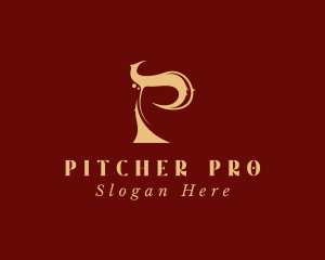 Elegant Letter P Boutique logo design