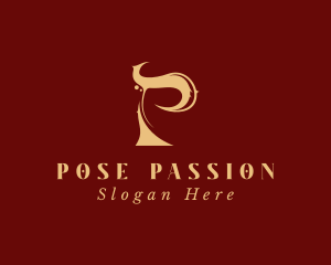 Elegant Letter P Boutique logo design