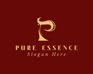 Elegant Letter P Boutique logo design