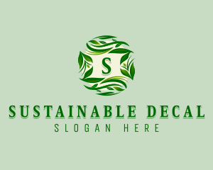 Sustainable Eco Gardening logo design