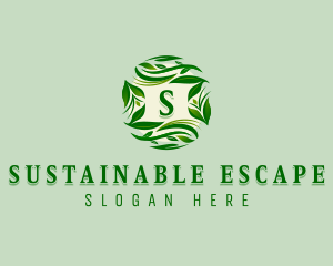 Sustainable Eco Gardening logo design