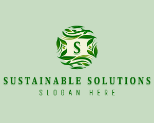 Sustainable Eco Gardening logo design