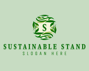 Sustainable Eco Gardening logo design