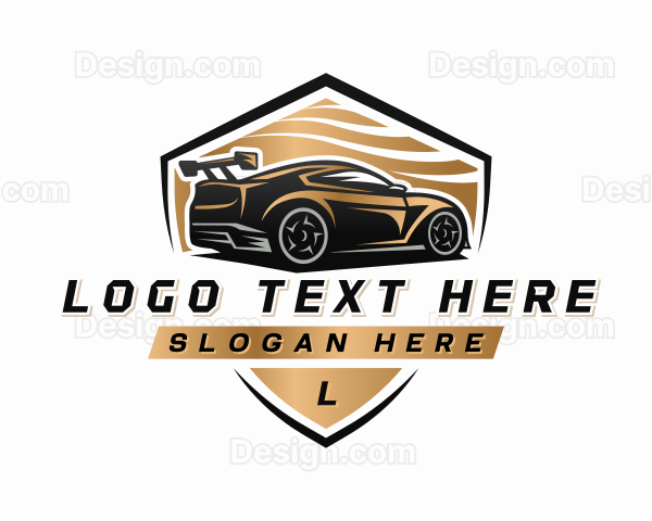 Car Garage Restoration Logo