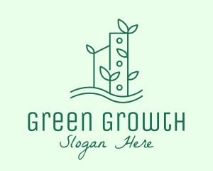 Green Eco Building logo design