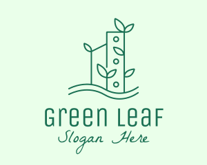 Green Eco Building logo design