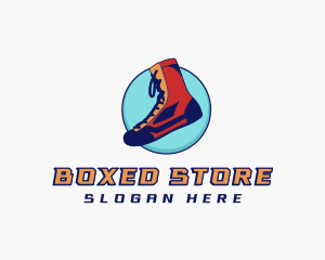 Sports Boxing Shoes logo design