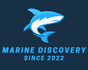 Aquatic Marine Shark  logo design