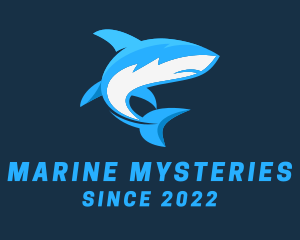 Aquatic Marine Shark  logo design