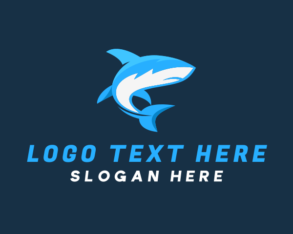 Aquatic Marine Shark  logo