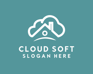 Cloud House Real Estate logo design