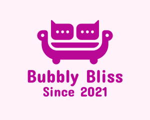 Chat Bubble Sofa logo design