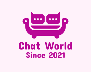 Chat Bubble Sofa logo design