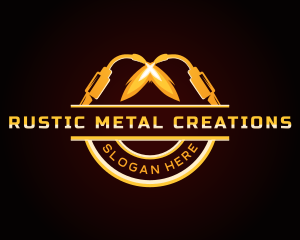 Welding Metal Fabrication logo design