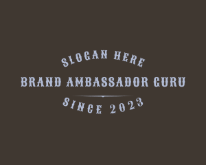 Western Brand Fashion logo design