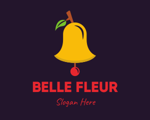 Cherry Fruit Bell logo design