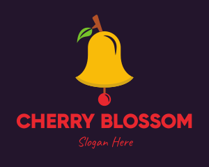 Cherry Fruit Bell logo design