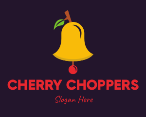 Cherry Fruit Bell logo design