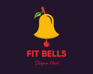 Cherry Fruit Bell logo design