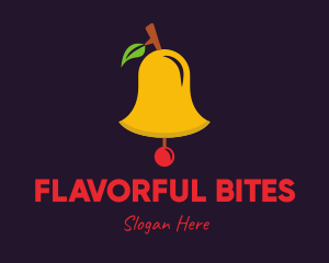 Cherry Fruit Bell logo design