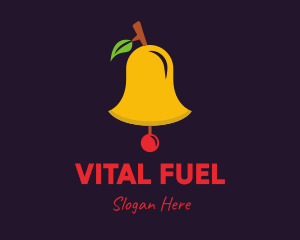 Cherry Fruit Bell logo design