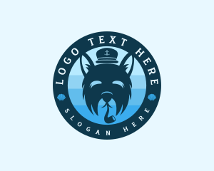 Maritime Captain Dog logo