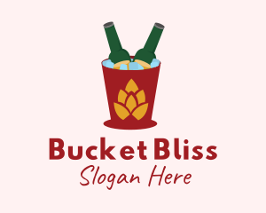 Beer Bucket Hops logo design