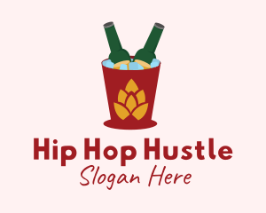 Beer Bucket Hops logo design