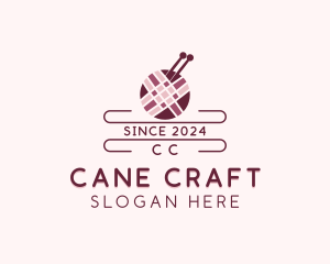 Yarn Knitting Craft logo design