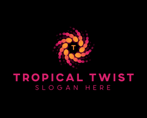 Twist Circles Swirl logo design