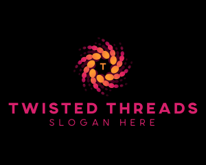 Twist Circles Swirl logo design