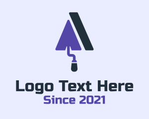 Purple Trowel Roof  logo