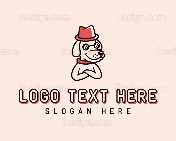 Pet Dog Fashion Logo