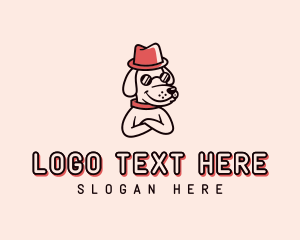 Pet Dog Fashion Logo