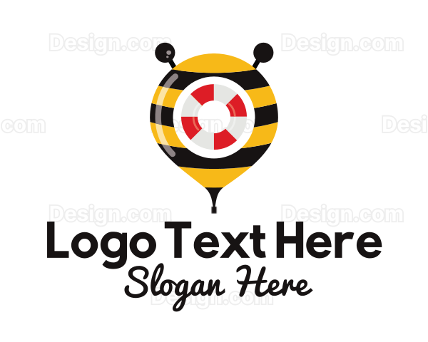 Bee Rescue Location Pin Logo