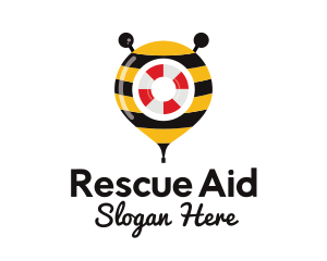 Bee Rescue Location Pin logo