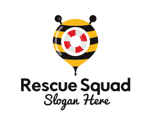 Bee Rescue Location Pin logo