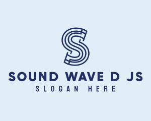 Maze Letter S logo design