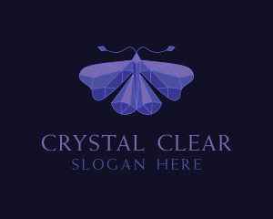  Elegant Geometric Butterfly logo design