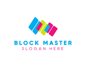 Colorful Generic Blocks logo design