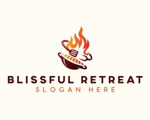 Roast Grill Flame  logo