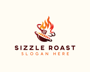 Roast Grill Flame  logo