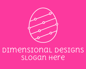 Pink Egg Tech Network logo design