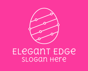 Pink Egg Tech Network logo design