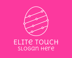 Pink Egg Tech Network logo design