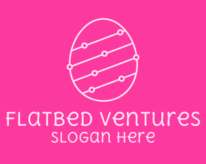 Pink Egg Tech Network logo design